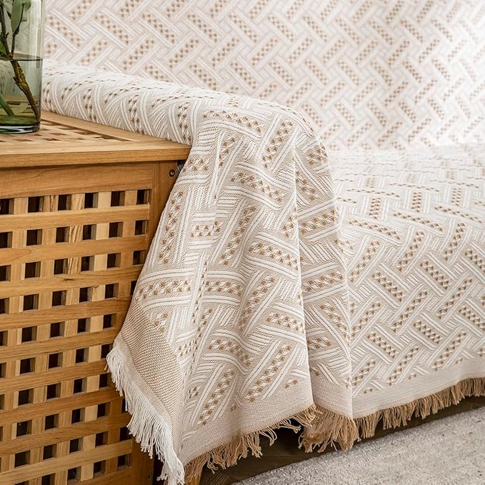 AIVIA Couch Cover Sheet Blanket, Oversized Reversible Couch Covers for 3 Cushion Sofa, Extra Large Furniture Decoration Cover Sofa Slipcovers, L-Shape U-Shaped Sectional Protector for Cats Dogs