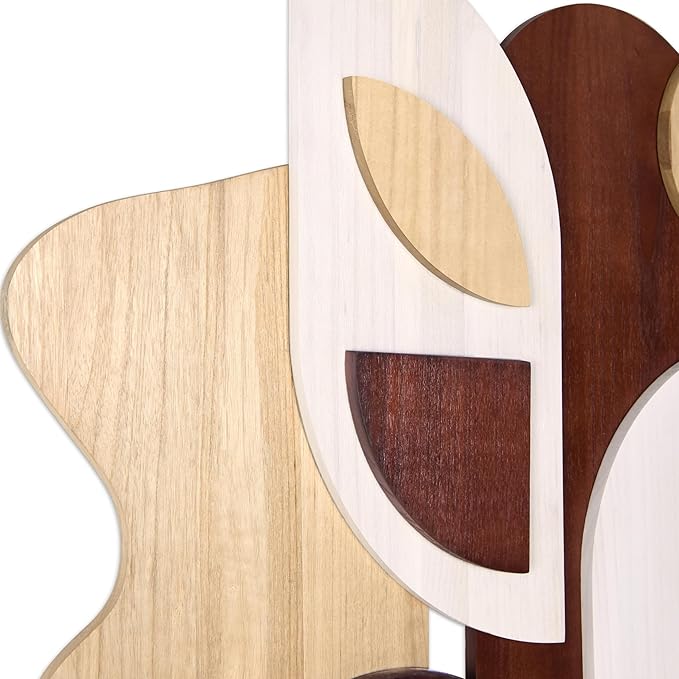 Empire Art Direct "Sands Serenade I Handmade Dimensional Solid Paulownia Wood Abstracts Wall Art, Ready to Hang, Living Room, Bedroom & Office, 40" x 30"x 1.42"