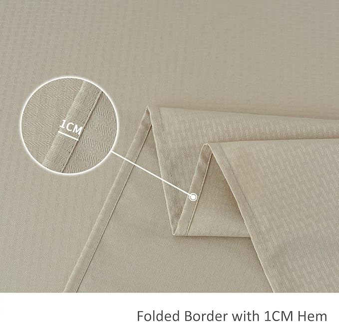 maxmill Tablecloth Weaved Texture Stain Resistant Waterproof, Wrinkle Resistant Washable Table Cloth, Fabric Table Cover for Dining Room, Indoor Outdoor Use, Rectangle 60 x 120 Inch, Natural