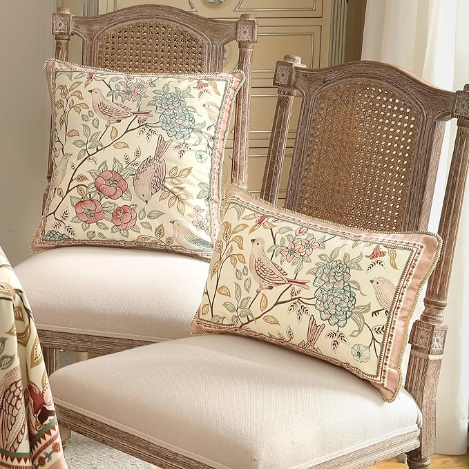 patdrea Velvet Euro Sham Decorative Throw Pillow Covers Set Soft Durable Cushion Cases Pillowcase for Couch Bedroom Car