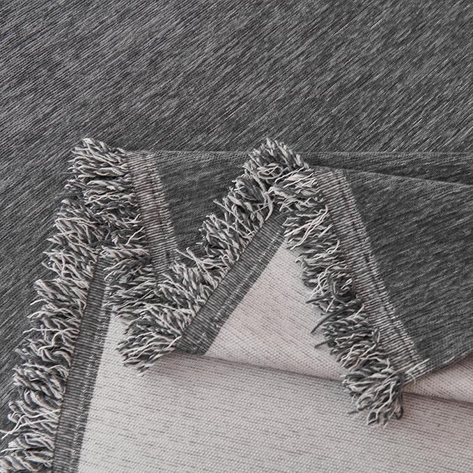 DREAMINGO Sofa Covers Washable Thick Chenille Couch Cover for 3 Cushion Couch Sofa Multi-Use Couch Cover Blanket Modern Pet Furniture Protector Sectional Couch Slipcover 91"x150", Dark Grey