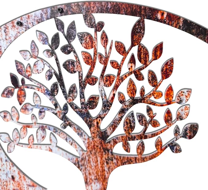 Venovez Yin Yang Wall Decor (Wood-Metal) Tree of Life Wall Art, Yin Yang Decor, Metal Wall Decor, Interior Decoration, Wall Hangings