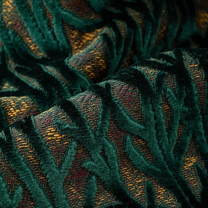 Yangest Green Twigs Throw Pillow Cover Branches Velvet Cushion Case Neutral Pillowcase for Sofa Couch Bedroom Living Room Home Decor,18x18 Inch