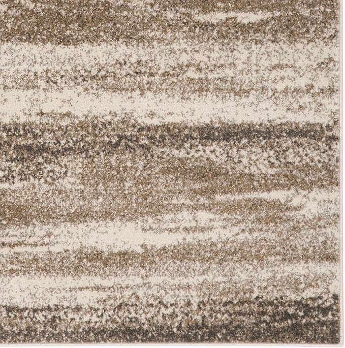 LUXE WEAVERS Lagos Collection 7501 Beige 8x10 Abstract Area Rug