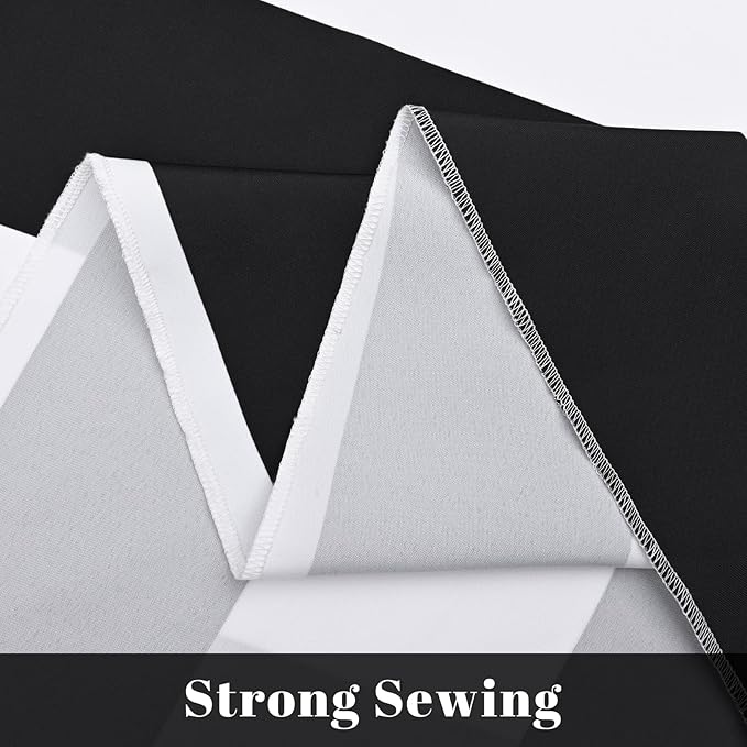 ASPMIZ Black and White Striped Tablecloth for Oval Tables, Geometric Stripe Waterproof Table Cloth for Kitchen Dining Room, Polyester Tablecloth Oval 60” x 84"