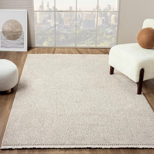 LUXE WEAVERS Stella Collection 246 Beige 8x10 Modern Abstract Area Rug