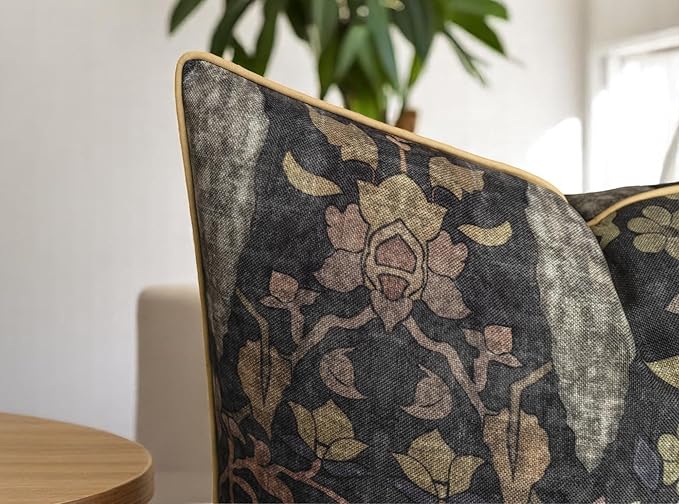 Chirpy Printed Decorative Square Accent Throw Pillow Cover - Decor for Living Room, Sofa, Chair, Patio, Car, Balcony, Bench, Porch, Nursery, Office, Bedroom - 18x18 Inches