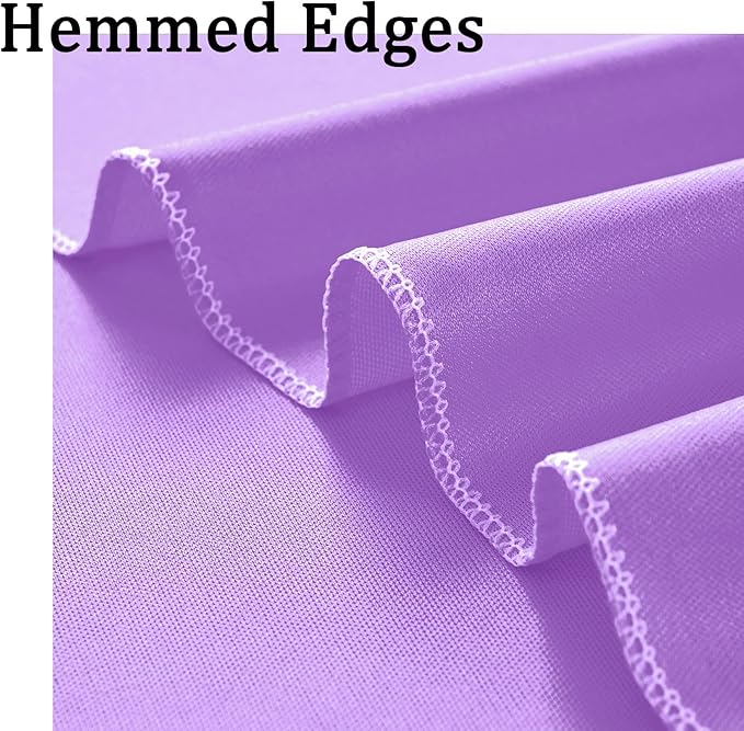 10ftx10ft Wrinkle Free Lavender Backdrop Curtain for Parties, Polyester Photo Backdrop Drapes Purple 2 Panels 5x10ft for Wedding Birthday Photography Background Indoor Outdoor