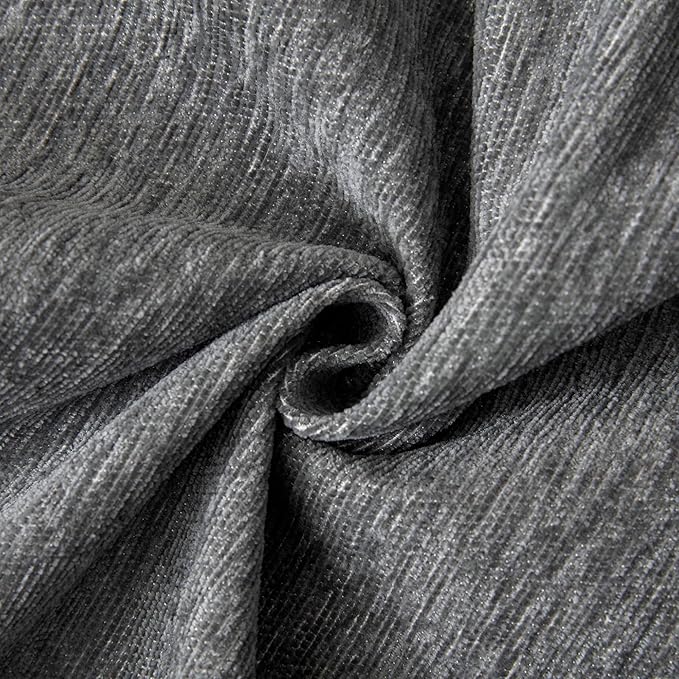 MEETSKY Grey Couch Cover for Dogs Washable Chenille Sofa Covers Blanket Sectional Couch Cover，Thick Loveseat Covers L Shaped Sofa Slipcover for Pets, 71"x 102"