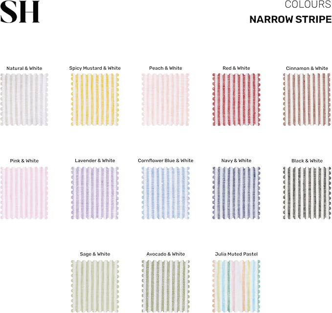 Solino Home Linen 60 Inch Round Tablecloth - Narrow Stripe, 100% Pure Linen Black and White Round Tablecloth - Machine Washable Table Cloth for Fall, Autumn, Winter, Thanksgiving, Christmas