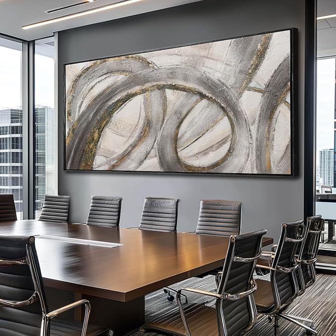 VAYIMDH Modern Abstract Wall Art Textured Wall Decor 36"x70" Artwork for Living Room, Bedroom, Office, Dining Room, Hallway
