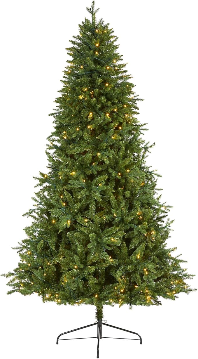 Nearly Natural 7ft. New Hampshire Fir Artificial Christmas Tree with 450 Clear LED Lights
