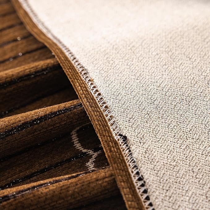 ROOMLIFE Boho Couch Covers Brown for 3 Cushion Sofa, Chenille Couch Cover Sectional Sofa Cover for Dog, Washable Furniture Sofa Protector Cover Soft Blanket with Tassel for Living Room, 71 '' X 150''