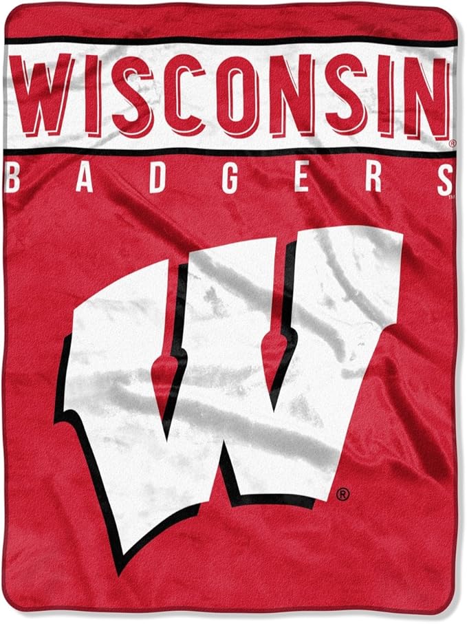 Northwest NCAA Unisex-Adult Raschel Throw Blanket