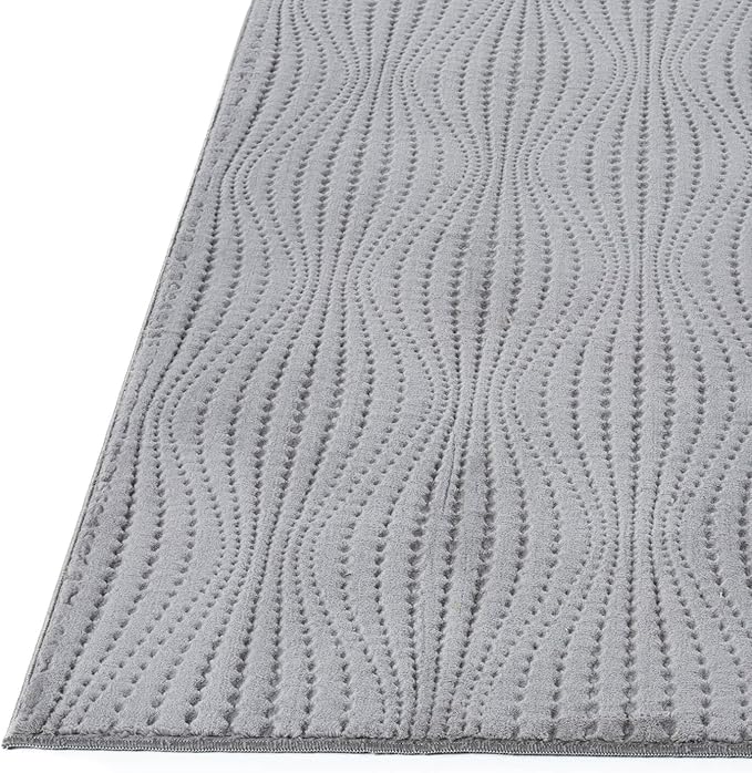 Modern Gray Non Slip Door Mat 2x3 Non Skid Soft Rubber Back Door Mat for Entryway Kitchen Rug for Bathroom Mat Easy Cleaning Stain Resistant Non Shedding Carpet 2 x 3