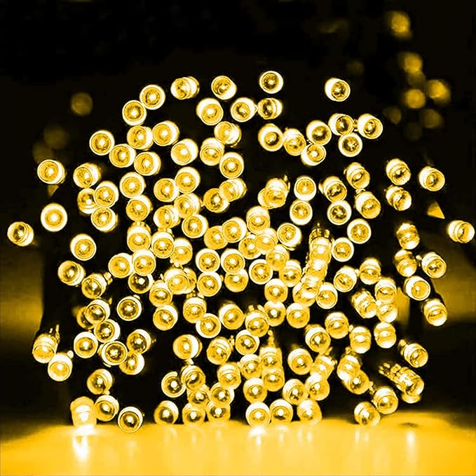 Dazzle Bright Christmas String Lights, 4 Pack Total 264FT 800LED Connectable Green Wire 8 Modes String Lights, Waterproof Christmas Light for Indoor Outdoor Patio Party Wedding Decorations, Warm White