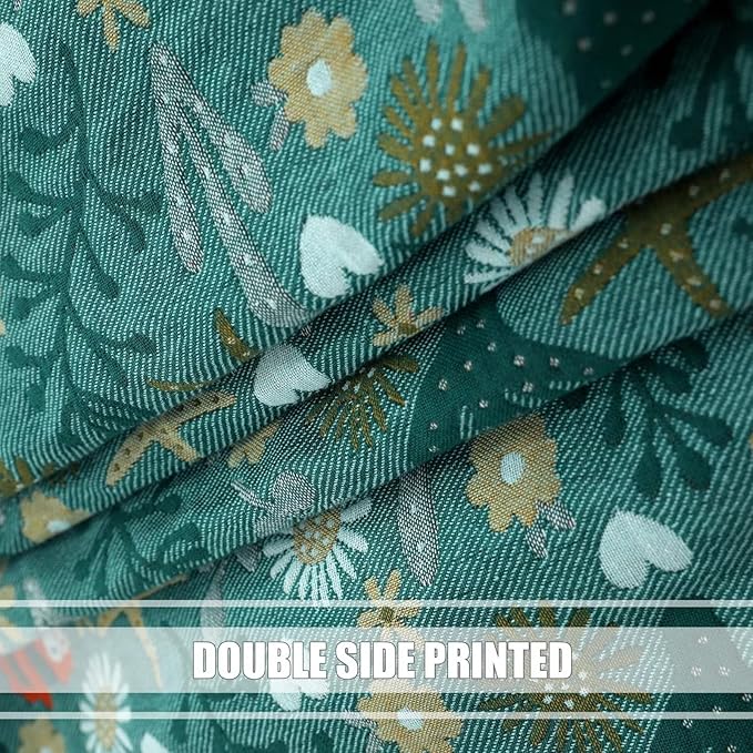Boho Throw Blanket for Bed 100% Cotton Ultra Soft Rustic Quilt Fall Blanket Floral Printed Farmhouse Decor Bed Blankets,60"×80" All Season Rustic Throw for Sofa Couch Chair