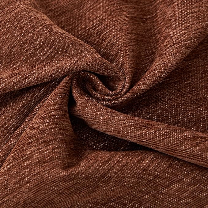 DREAMINGO Sofa Covers Washable Thick Chenille Couch Cover for 3 Cushion Couch Sofa Multi-Use Couch Cover Blanket Modern Pet Furniture Protector Sectional Couch Slipcover 91"x134", Chocolate Brown
