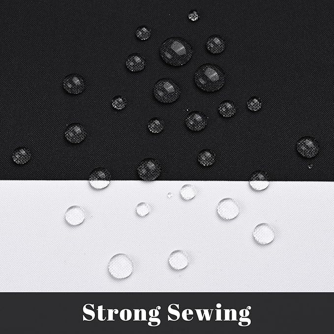 ASPMIZ Black and White Striped Tablecloth for Round Tables, Geometric Stripe Waterproof Table Cloth for Kitchen Dining Room, Polyester Tablecloth Round 60”