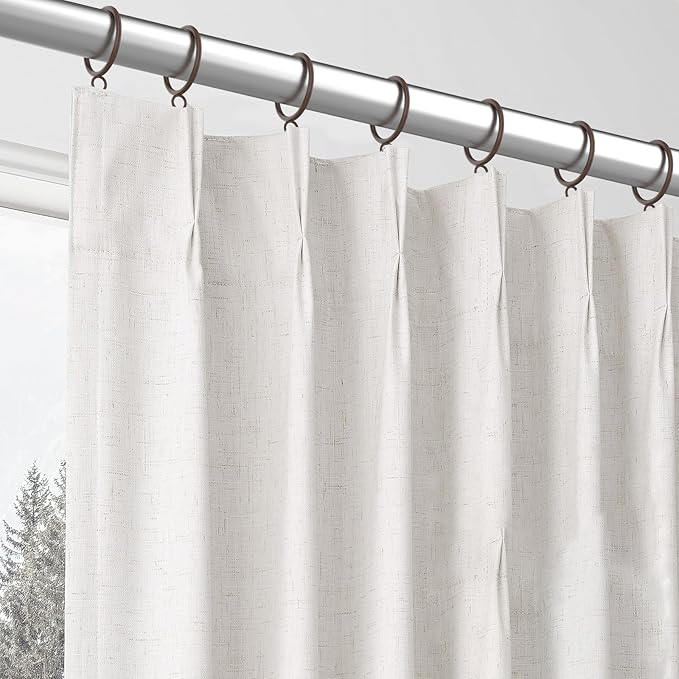 42 PCS Curtain Rings, 1.5 Inch Cocoa Tone Metal Curtain Drape Sliding Eyelet Rings-Hanging Rings for Curtains and Rods, Fits Up to 1 1/4-Inch Rod(Clips Not Included)