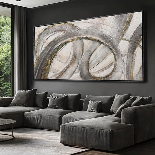 VAYIMDH Modern Abstract Wall Art Textured Wall Decor 36"x70" Artwork for Living Room, Bedroom, Office, Dining Room, Hallway