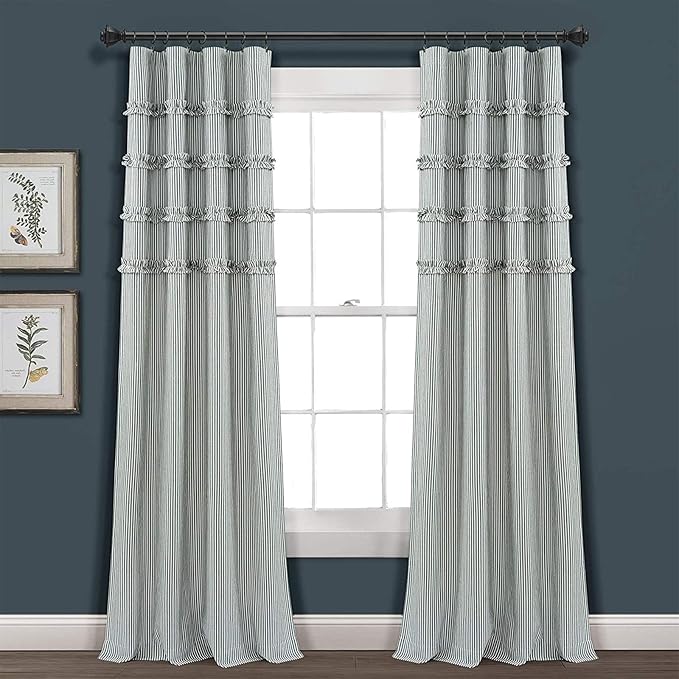 100 Pack Curtain Rings with Clips, Curtain Clip Rings Hooks, Bow Hanger Clips for Hanging Drapery Drapes Bows, Ring 1.26 inch Interior Diameter, Fits up to 1" Rod, Black