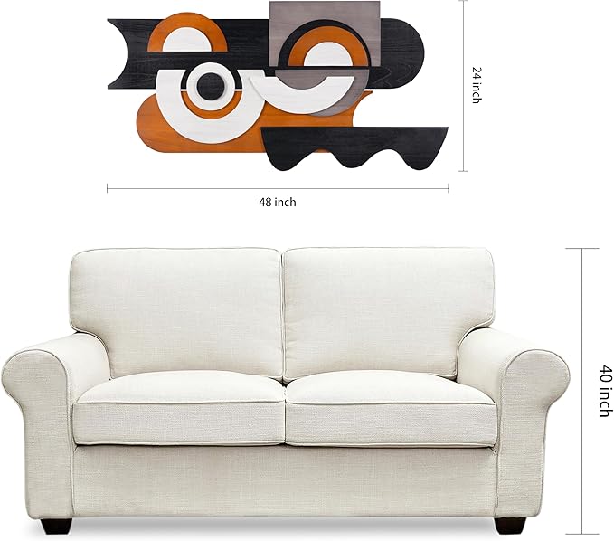 Empire Art Direct Honeyed Dusk I & II Hand Made & Hand Finished Dimensional Solid Wood Abstracts