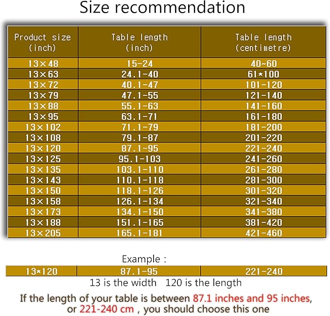 Luxury Velvet Gold Table Runner 102 Inches Long with Vintage Damask Jacquard Design for Dining Room,Living Room,Home Decor,Elegant Beaded Tapestry,Lining (Gold, 13×102 inch)