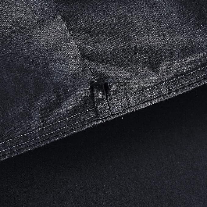 Luxurious Oversized California King Goose Down Comforter, 108 X 98 inches, Unique Black Solid, 600 Thread Count, 100% Egyptian Cotton Cover, 80 Oz Fill Weight, 750 Fill Power