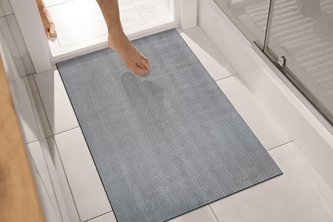 Modern Gray Non Slip Door Mat 2x3 Non Skid Soft Rubber Back Door Mat for Entryway Kitchen Rug for Bathroom Mat Easy Cleaning Stain Resistant Non Shedding Carpet 2 x 3