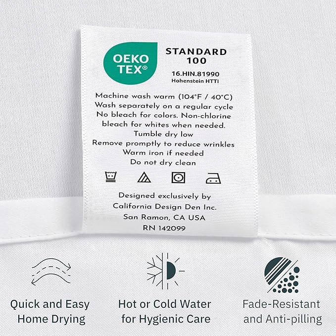 California Design Den California King Sheet Set - 100% Cotton, 600 Thread Count Deep Pocket Cal King Sheet Set, Luxury Soft Hotel-Quality Sheets Sateen Weave - Lavender