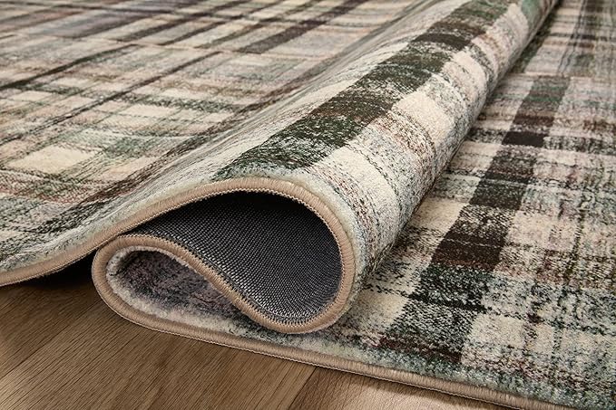 Loloi Chris Loves Julia Humphrey Collection HUM-03 Forest/Multi 2'-0'' x 5'-0'', .38" Pile Height, Accent Rug feat. CloudPile