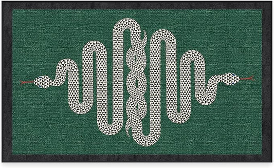 RUGGABLE x Jonathan Adler Washable Modern Area Rug – Venom Emerald 3x5, Stain-Resistant, Non-Slip – Small Machine Washable Rugs for Living Room, Bedroom, Hallway, Entryway & Office–with Standard Pad