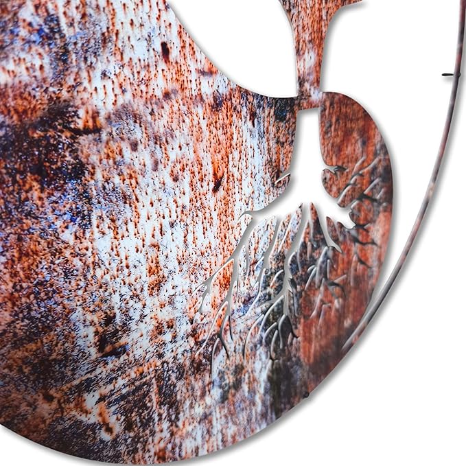 Venovez Yin Yang Wall Decor (Wood-Metal) Tree of Life Wall Art, Yin Yang Decor, Metal Wall Decor, Interior Decoration, Wall Hangings