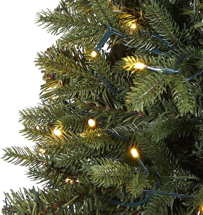 Nearly Natural 5ft. Vermont Fir Artificial Christmas Tree with 150 Clear LED Lights