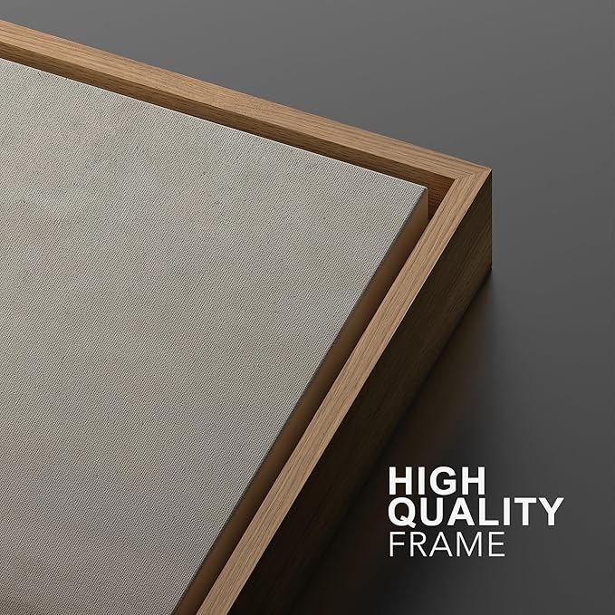 SIGNWIN Framed Canvas Print Wall Art Set Soft Abstract Landscape Cool and Neutral Tones Modern Minimalism Decorative Nordic for Living Room, Bedroom, Office - 24"x36"x2 Natural