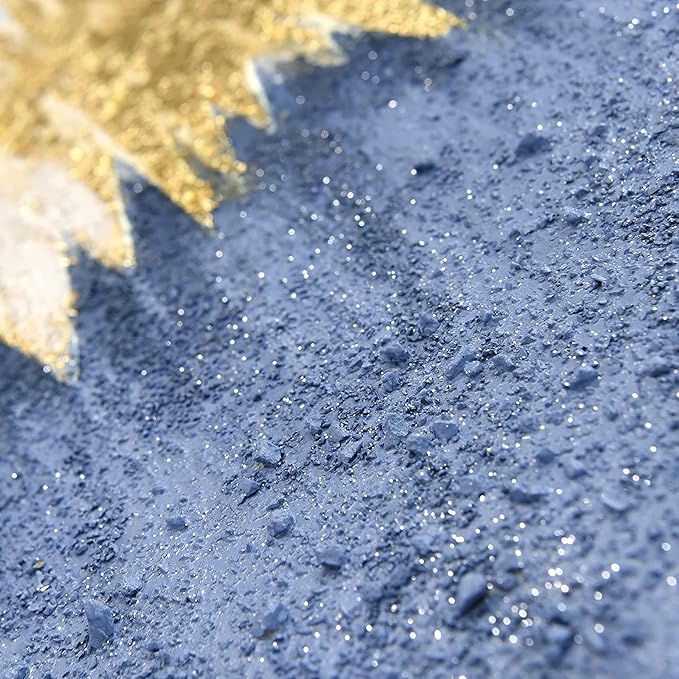 Empire Art Direct Abstract Wall Art Textured Hand Painted Canvas by Martin Edwards, Gold Frame, 40" x 30", Golden Rain