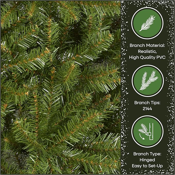 National Tree Company Artificial Christmas Tree | Includes Stand | Dunhill Fir - 7 ft