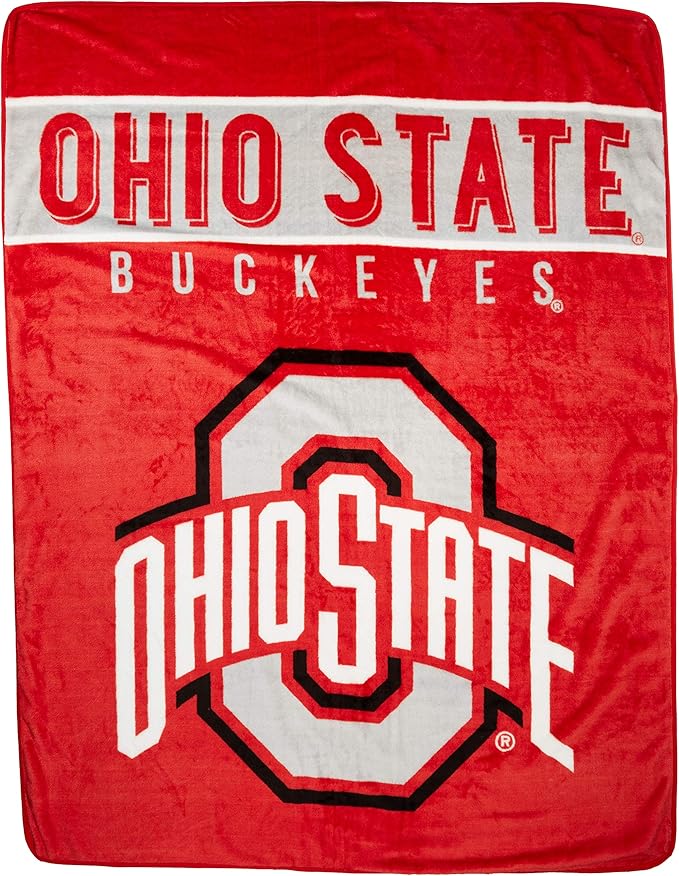 Northwest NCAA Unisex-Adult Raschel Throw Blanket