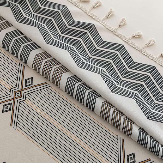 Boho Floral Curtains French Country Farmhouse Curtains 54 Inches Long Light Filtering Window Rod Pocket Drapes for Living Room 2 Panels