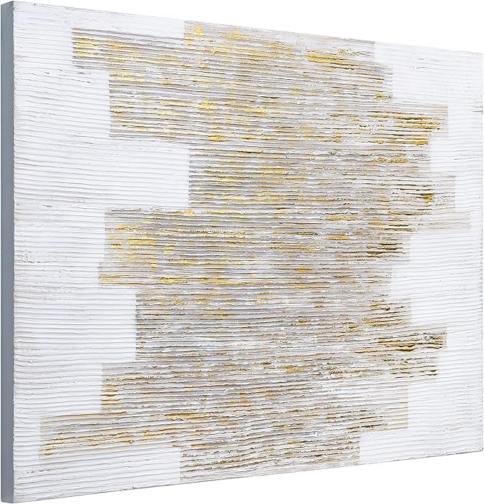 Empire Art Direct Abstract Wall Art Textured Hand Painted Canvas by Martin Edwards, Unframed, 40" x 30", The City