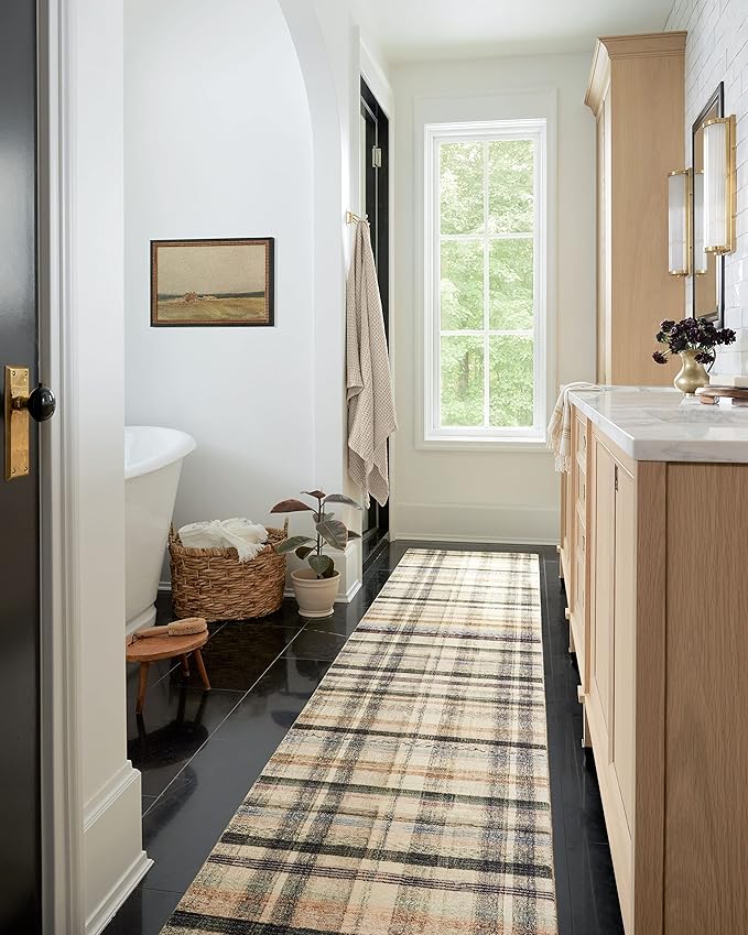 Loloi Chris Loves Julia Humphrey Collection HUM-02 Ivory/Multi 2'-0'' x 5'-0'', .38" Pile Height, Accent Rug feat. CloudPile