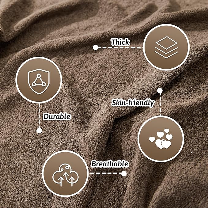MEETSKY Couch Cover for 3 Cushion Cat Scratch Proof Couch Protector Washable Sofa Covers Sectional Couch Covers for Dogs Soft L Shape Sofa Slipcover for Pets Kids, 91" x 134", Brown