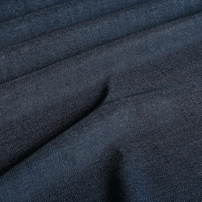 Vision Home Navy Blue Pinch Pleated Full Blackout Curtains Linen Blended Room Darkening Window Panels 95 inch for Living Room Bedroom Thermal Insulated Pinch Pleat Drapes with Hooks 60" Wx95 Lx1