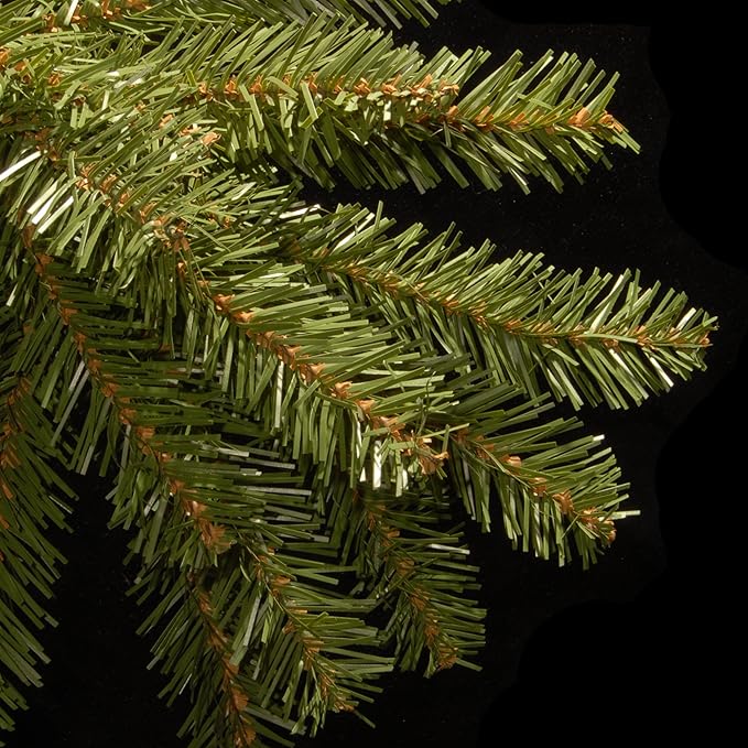 National Tree Company 9 ft Pre-Lit Dunhill Fir Artificial Christmas Tree, 900 LED Lights, 4,029 Tips, PowerConnect, Foot Pedal, 10 Light Functions, Includes Stand, Green