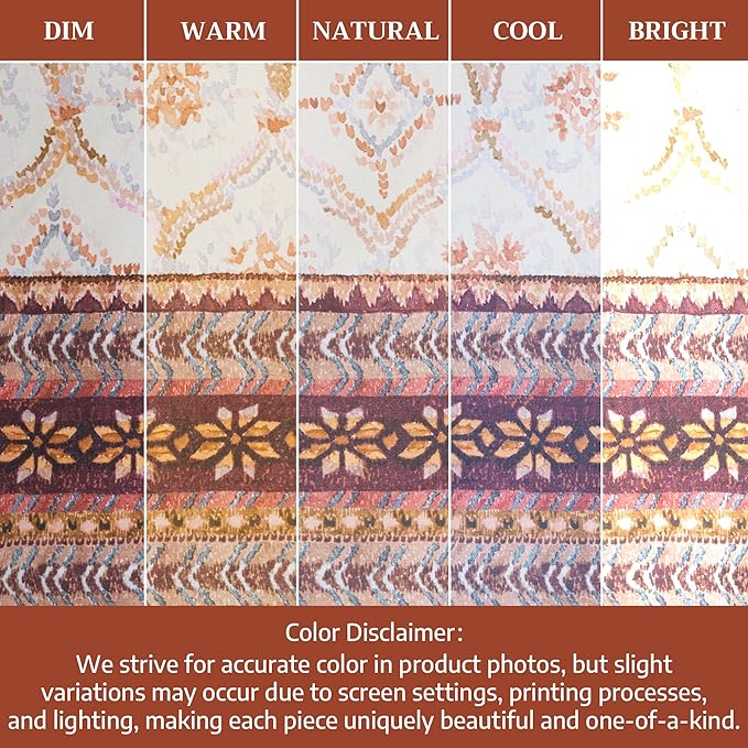 Maison d' Hermine Table Runner 100% Cotton Single Layer Table Runners 90 inches Long for Thanksgiving Christmas Decorations Home Kitchen Dining Party Wedding (Fair Isle, 14.5" x 90")