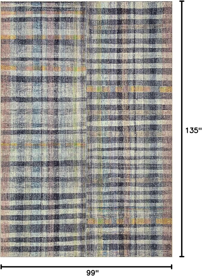 Loloi Chris Loves Julia Humphrey Collection HUM-04 Plum/Multi 8'-3'' x 11'-3'' .38" Pile Height, Area Rug feat. CloudPile