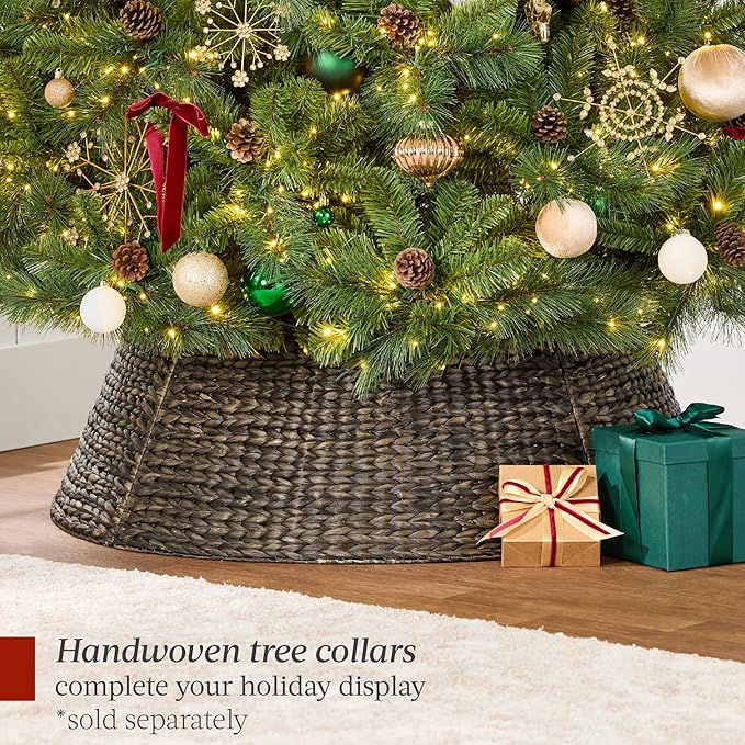 Best Choice Products 6ft Pre-Lit Scotch Pine Christmas Tree, Premium Pre-Decorated Artificial Holiday Decor w/ 946 Branch Tips, 2-in-1 White and Multicolor LED Lights, Cordless Setup