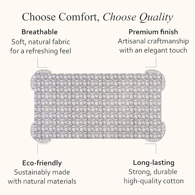 CPC Rustic Brown Tablecloth 100% Cotton 72x160 Inch Indian Block Print Rectangle Table Cover, Table Cloth for Gifting in Weddings, Halloween, Fall, Christmas, Thanksgiving