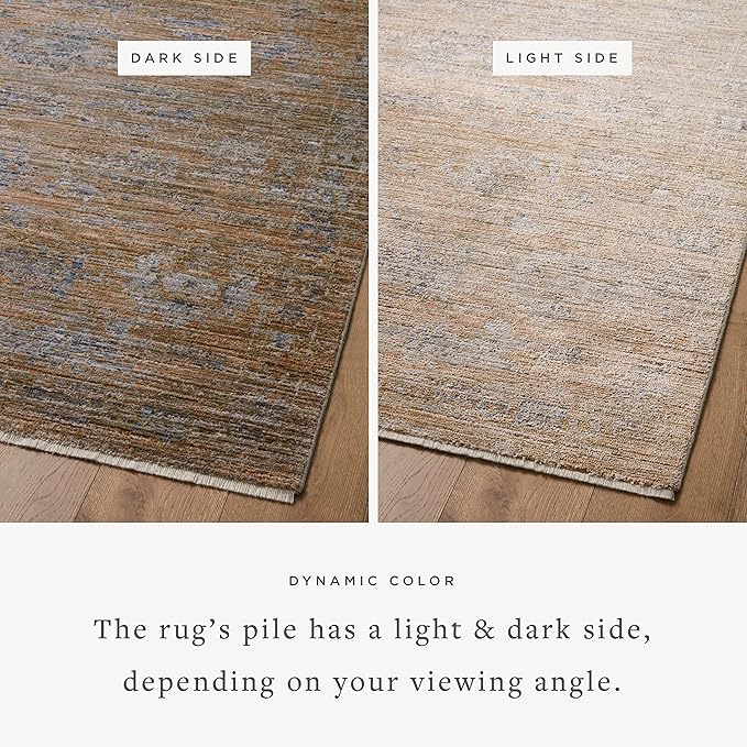 Loloi Jean Stoffer Katherine Collection KES-04 Copper/Steel 11'-6'' x 15'-7'', .25" Pile Height, Area Rug